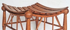 Antique Thebes Stool, Circa 1900