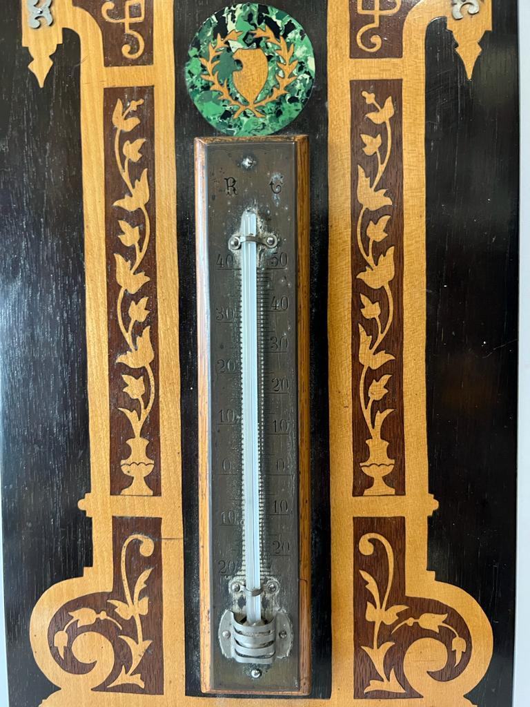 Antikes Thermometer, Intarsienarbeit, Wien Österreich, 1907 (Frühes 20. Jahrhundert) im Angebot