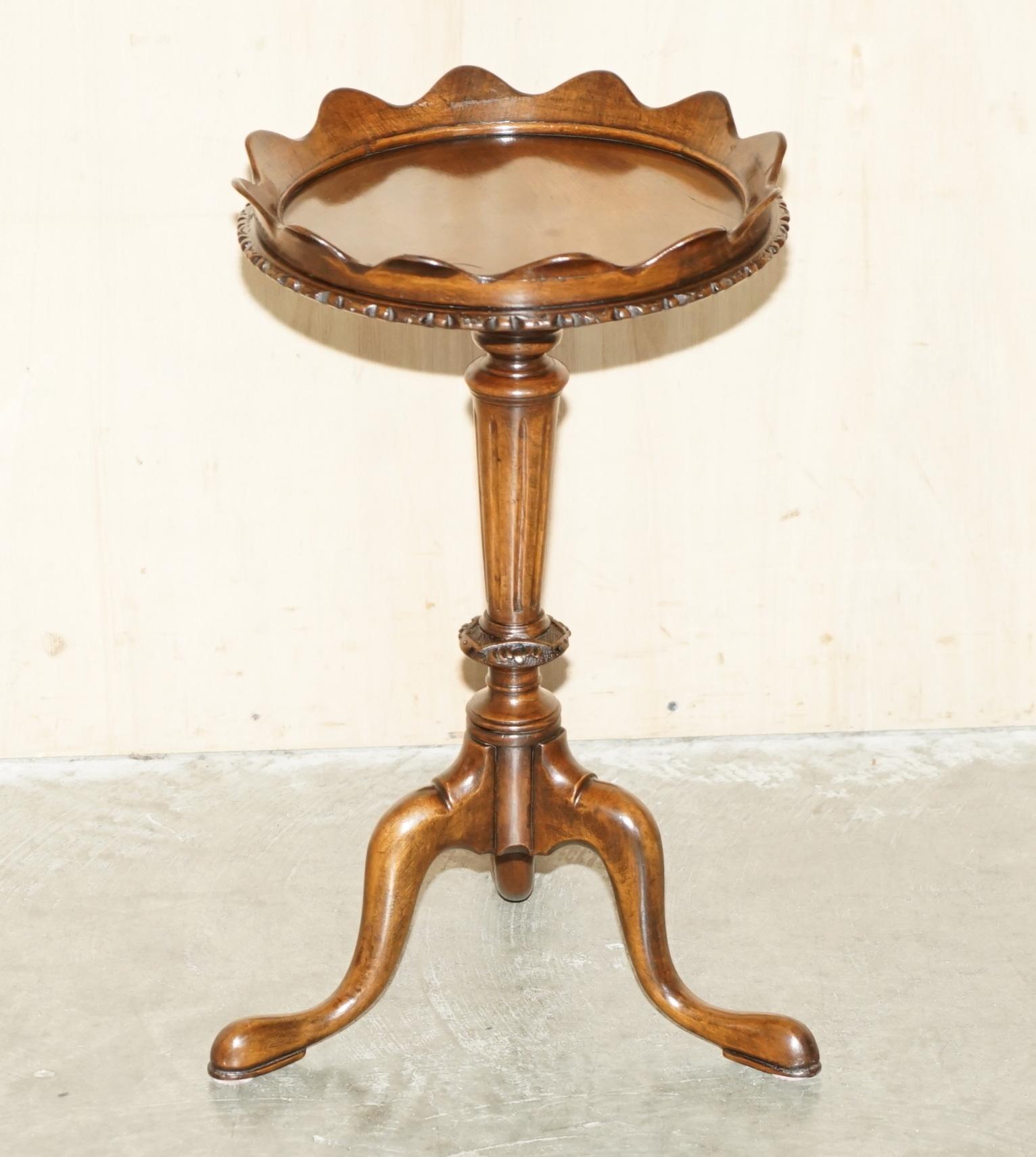 Royal House Antiques

Royal House Antiques is delighted to offer for sale this very fine antique Circa 1900-1920 Thomas Chippendale taste, Mahogany pie crust edge Kettle stand or tripod table 

Please note the delivery fee listed is just a guide, it