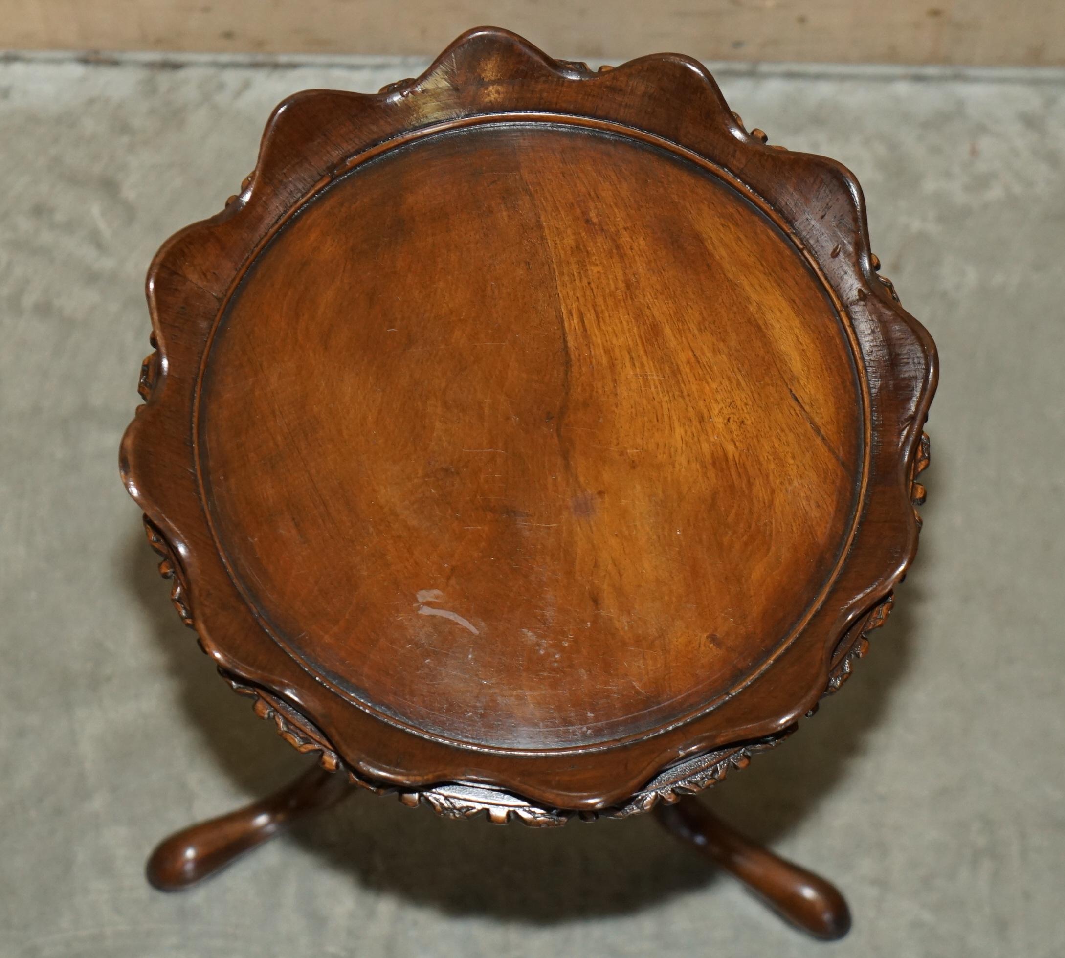 antique pie table