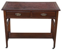 Antiker englischer Mahagoni-Schreibtisch/ Bibliothekstisch aus Manchester, Thomas Turner