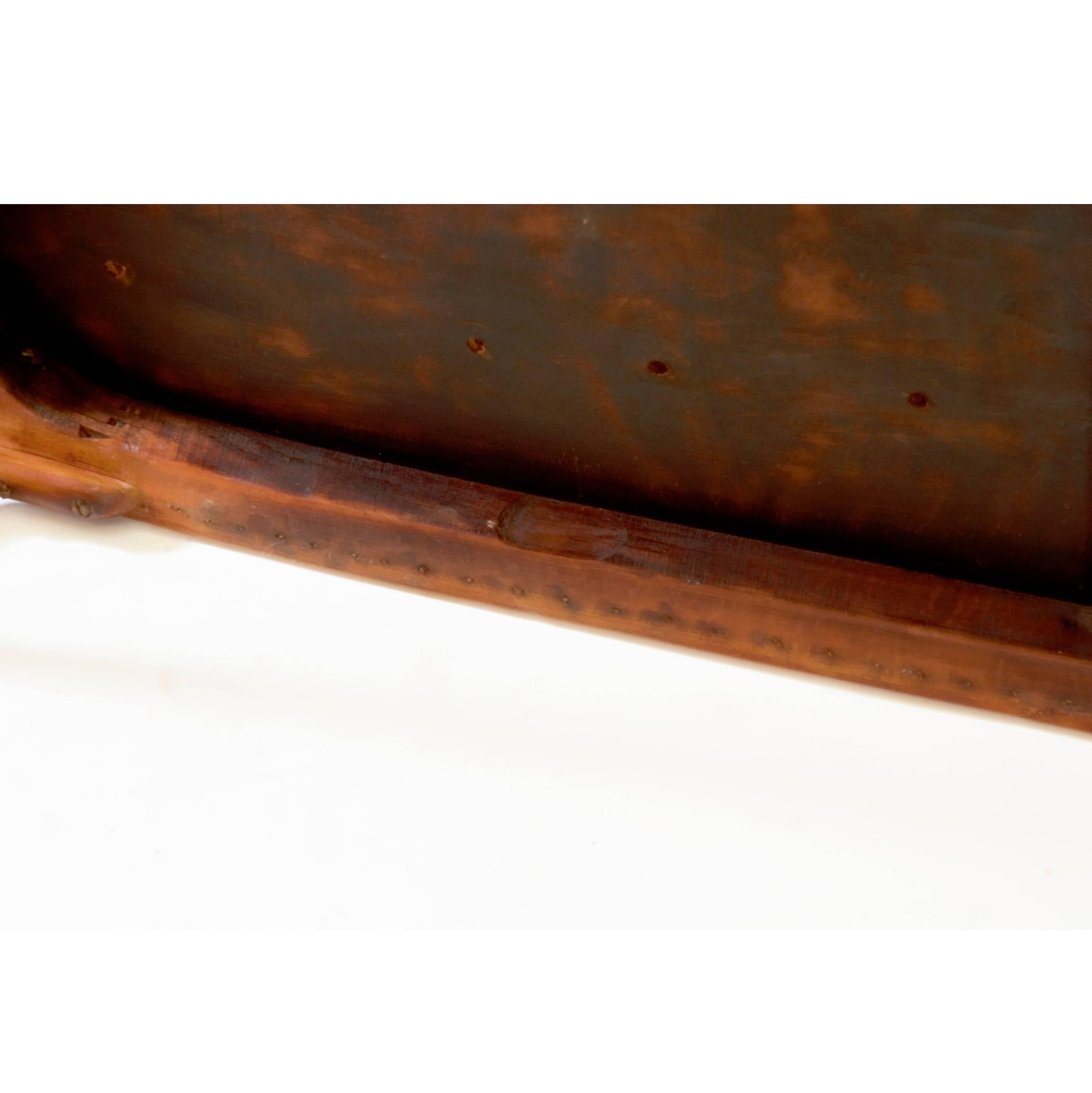 Leather Antique Thonet Bentwood Bench B93 C Jugendstil For Sale