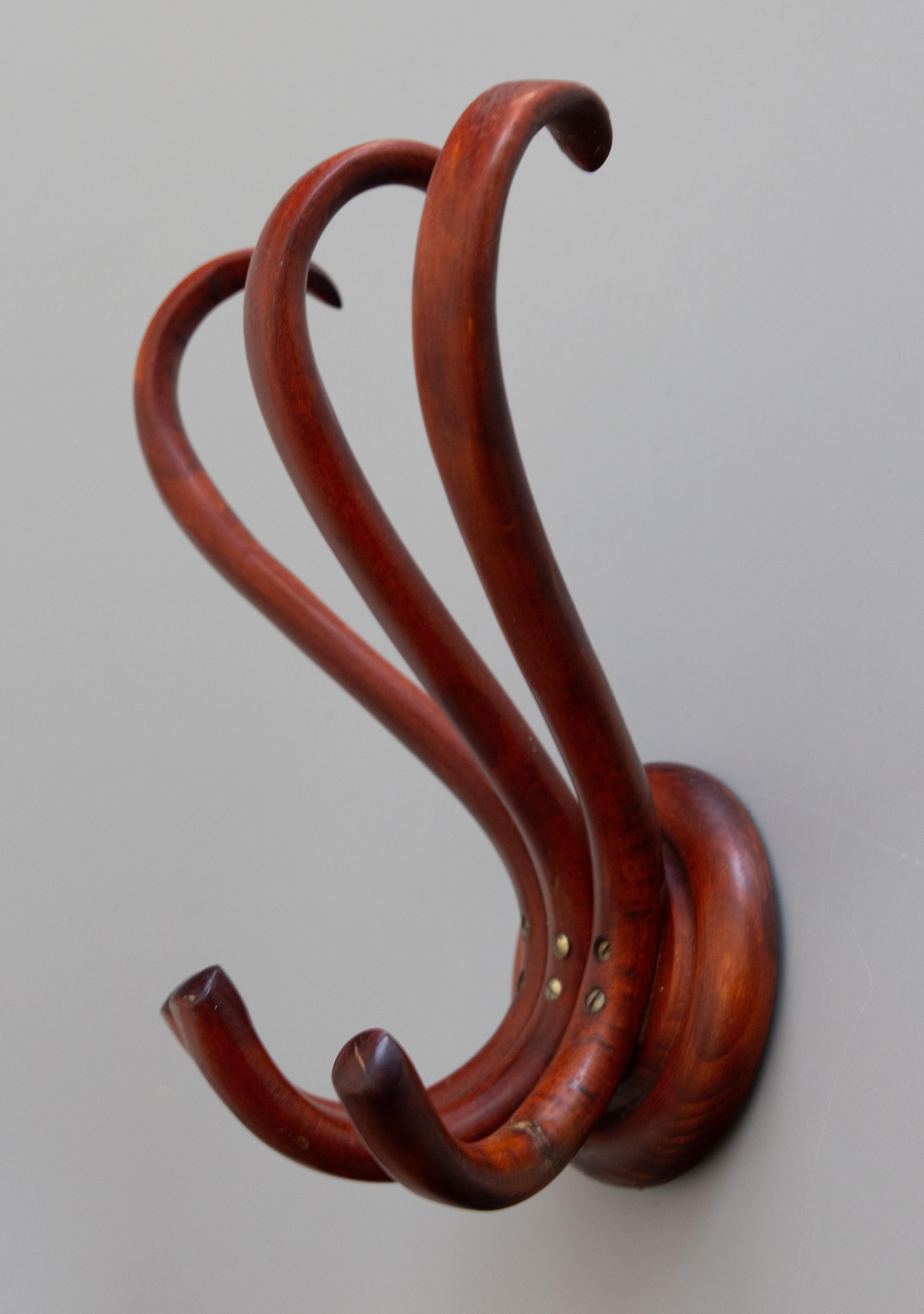 Antiker Thonet Garderoben- und Hutständer aus Bugholz, CIRCA 1920 (Polnisch) im Angebot