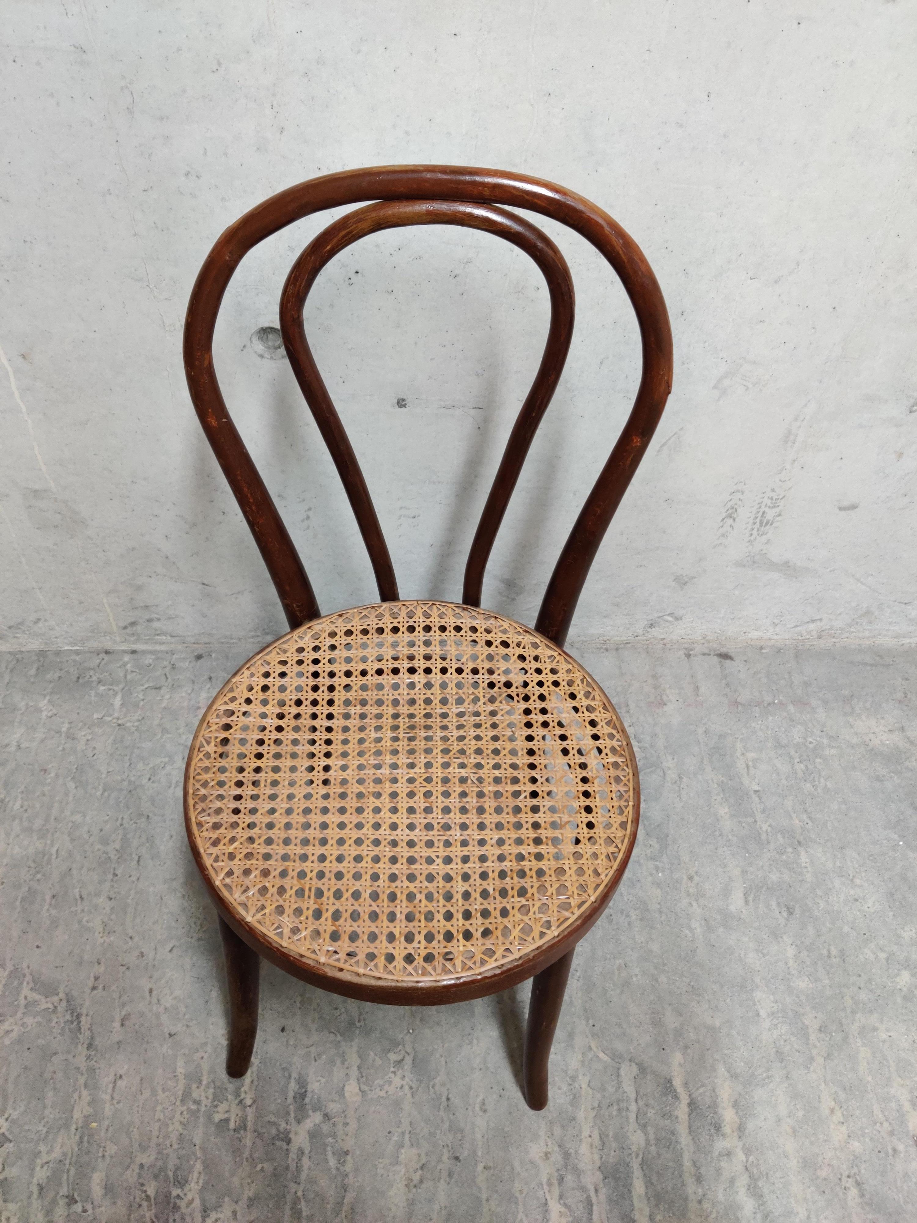 Antique Thonet Dining Chairs, Set of 6 3