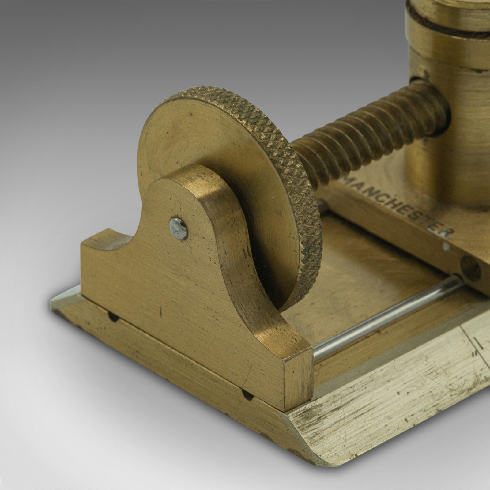 Antique Thread Counter, English, Brass, Industrial Instrument, Victorian, C.1900 4