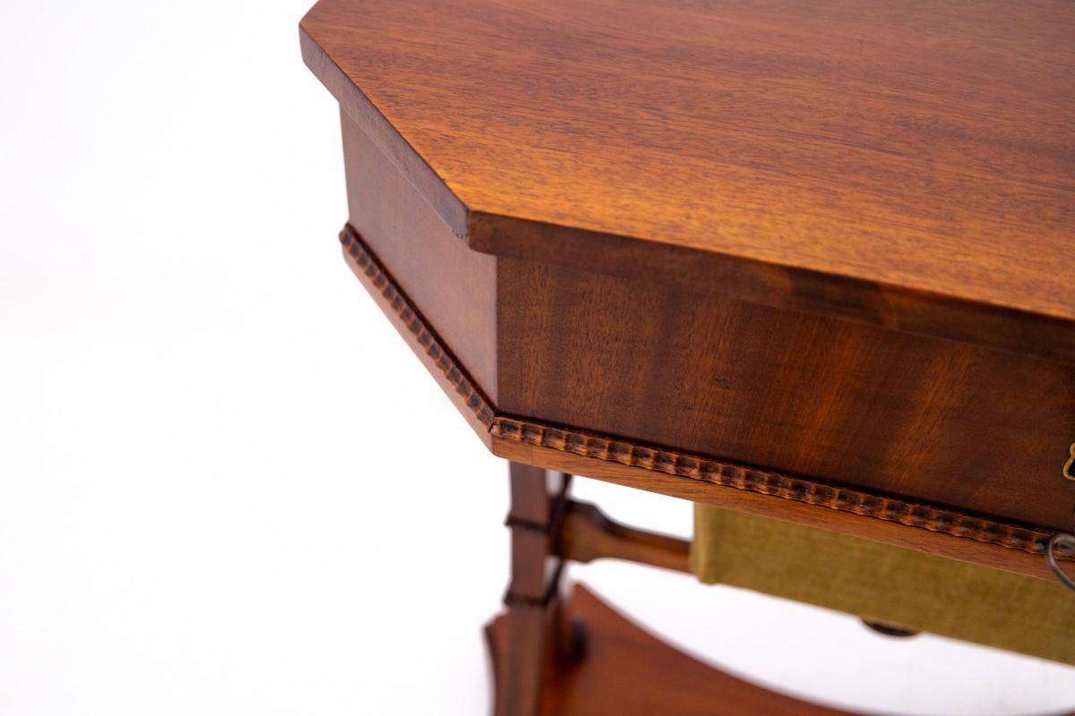 Antique thread table, Northern Europe, circa 1880. For Sale 5