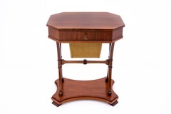 Antique thread table, Northern Europe, circa 1880.