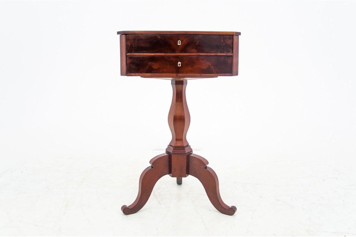 Biedermeier Antique Thread Table, Northern Europe, circa 1900 For Sale