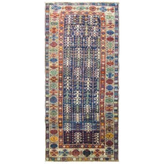 Tappeto antico Three of Life Long Kazak, 4'3" x 7'9"
