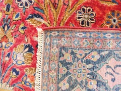 Antique Three of Life Manchester Kashan Rug