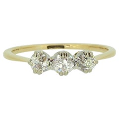 Antique Three-Stone Diamond Ring