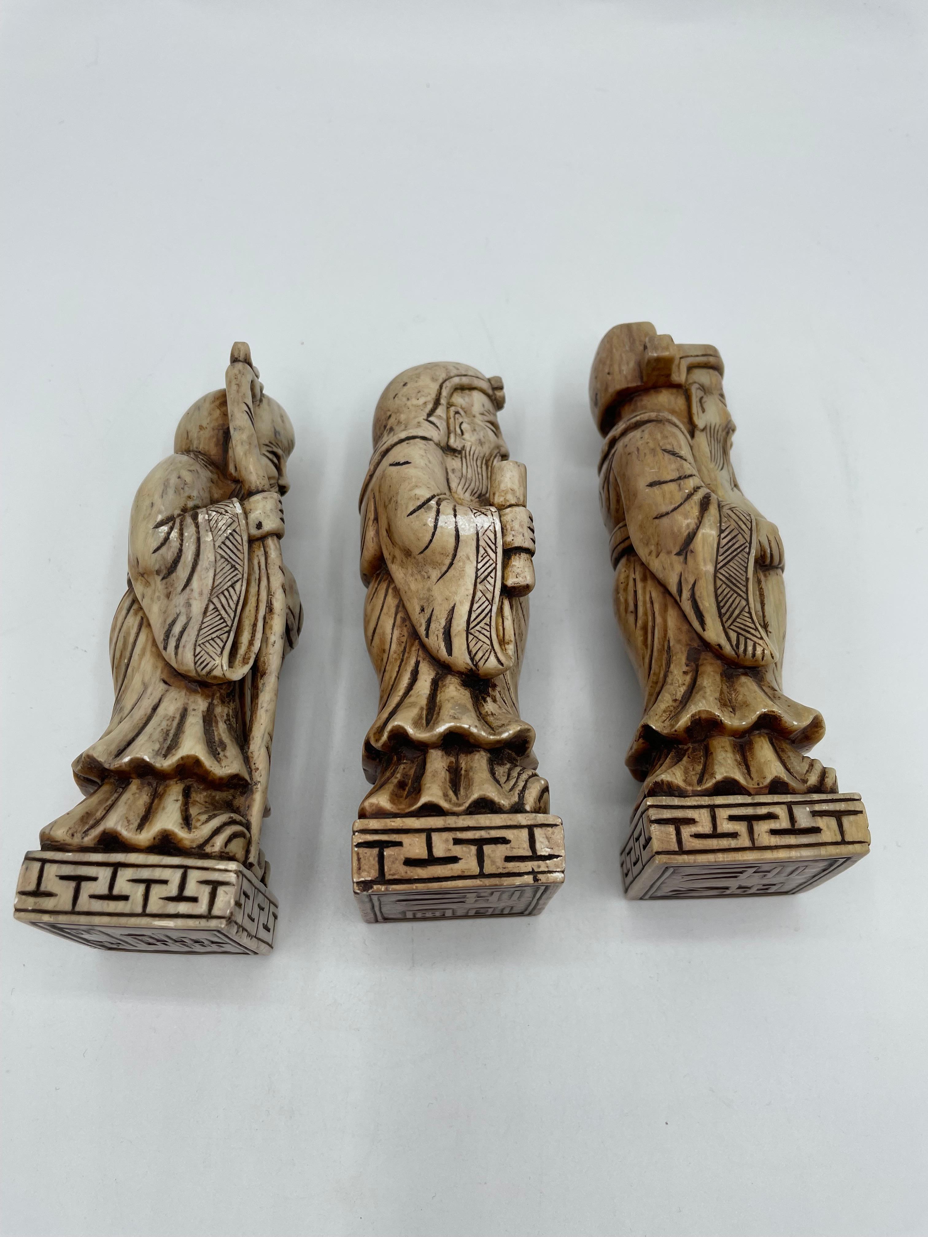 Antique Three Stone Seals of Gods 1950s For Sale 1