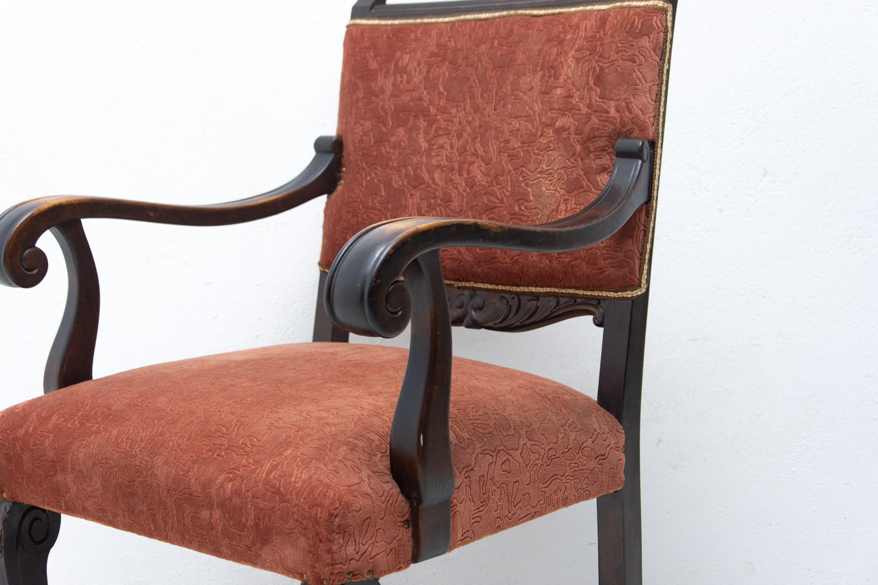 Autrichien Fauteuil trône ancien de style Renaissance, 19e siècle en vente