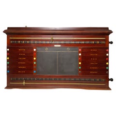 Antikes Thurston & Co Ltd Londoner Schnooker Billiards Scoreboard