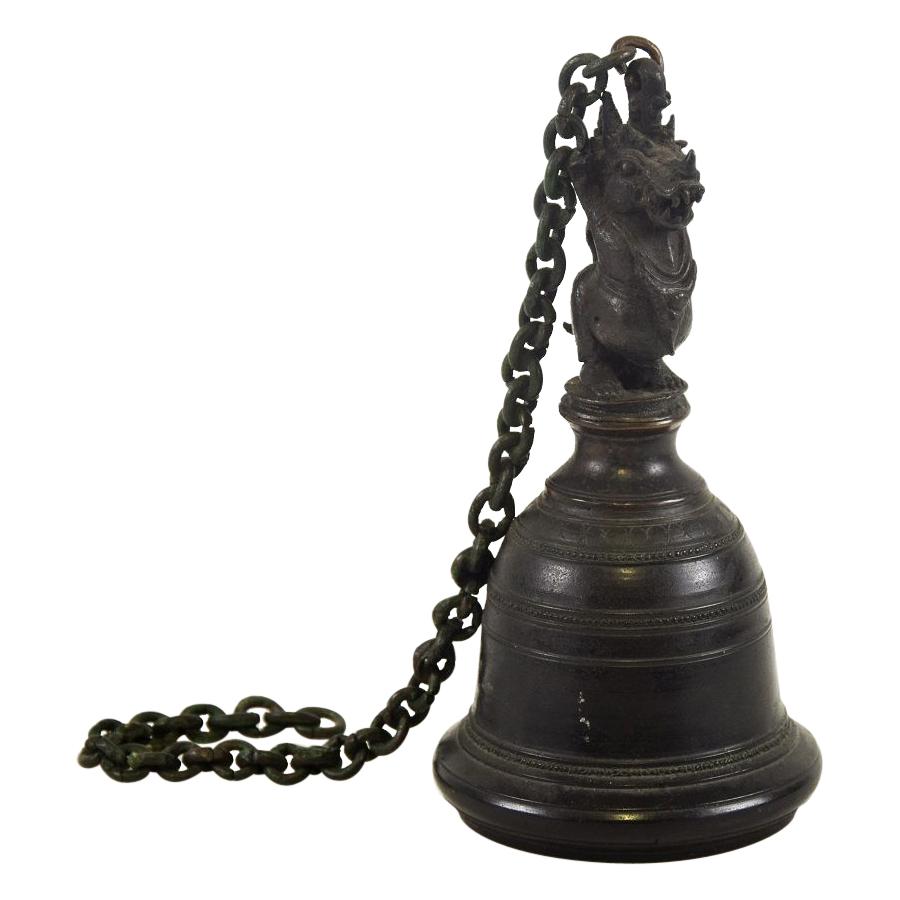 Antique Tibetan Bronze Bell, Half of 19th Century