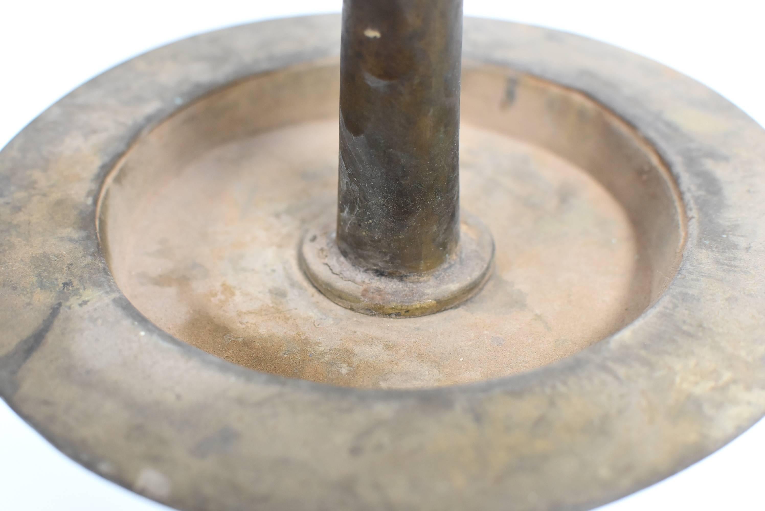 Antique Tibetan Bronze Oil Lamp 6