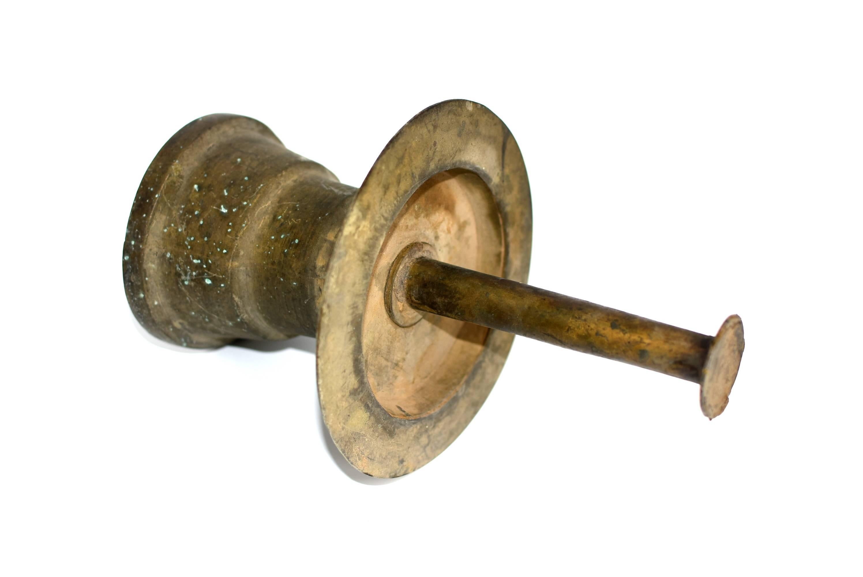 Antique Tibetan Bronze Oil Lamp 9