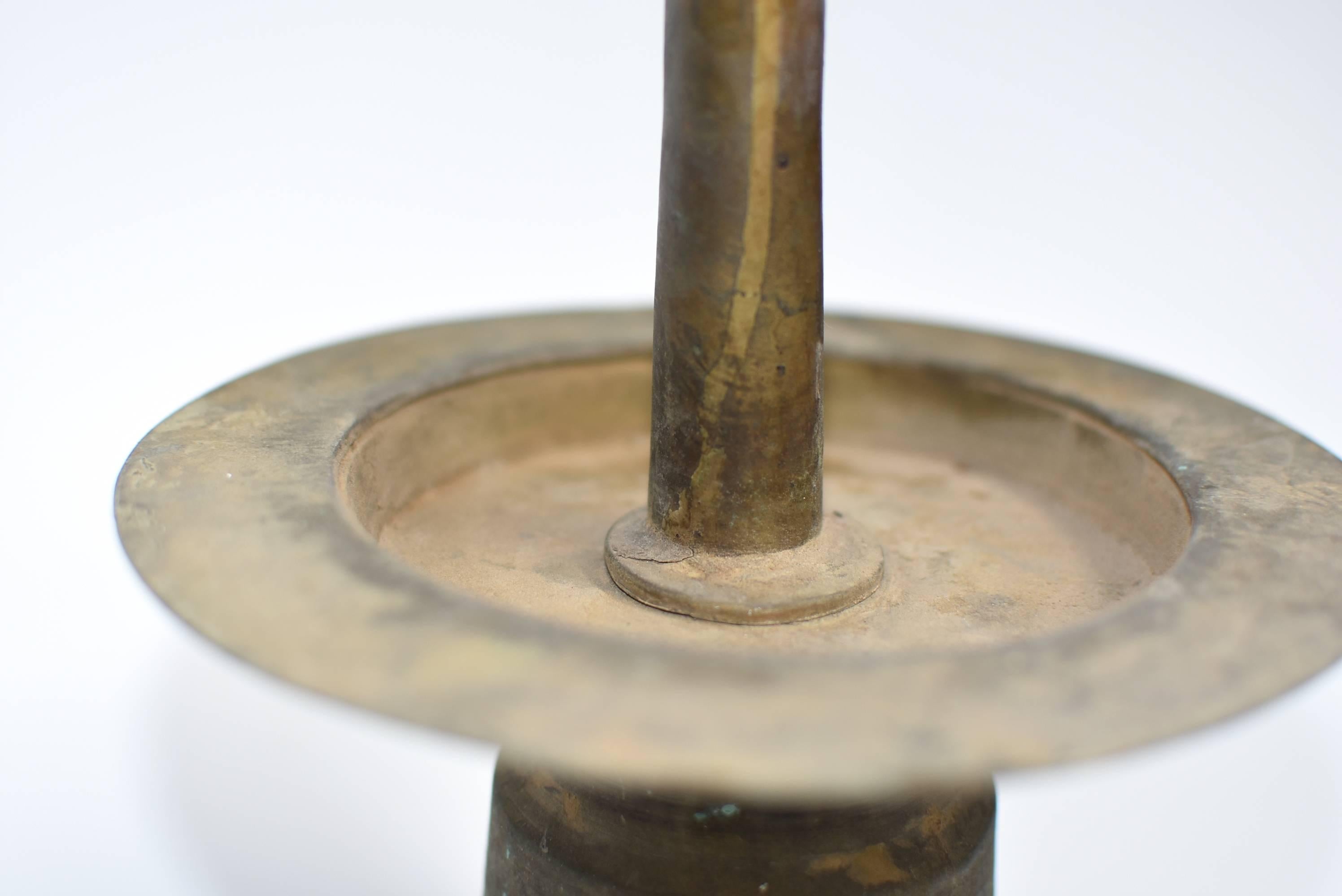 Antique Tibetan Bronze Oil Lamp 2