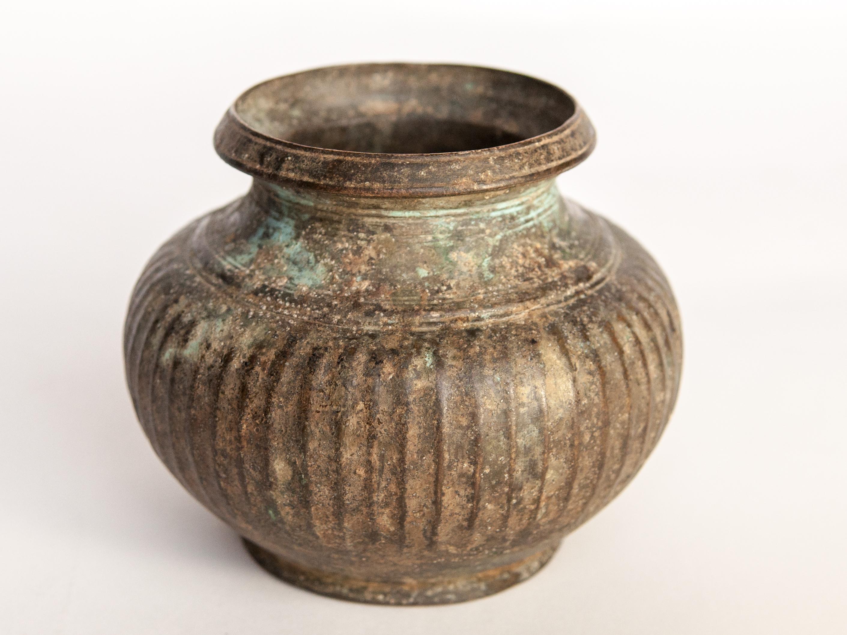 Antique Tibetan Bronze Pot, 18th Century or Earlier 9