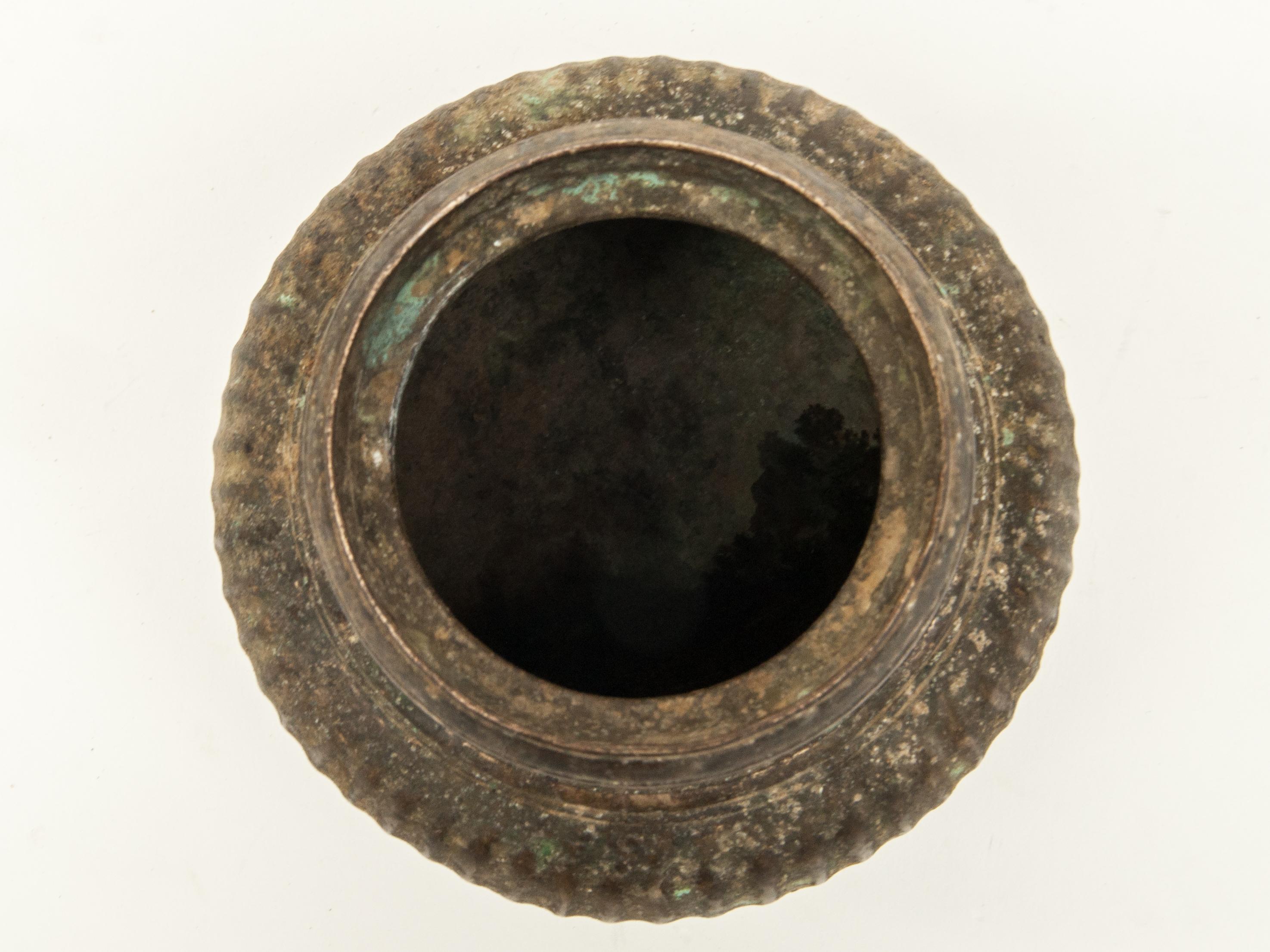 Antique Tibetan Bronze Pot, 18th Century or Earlier 13