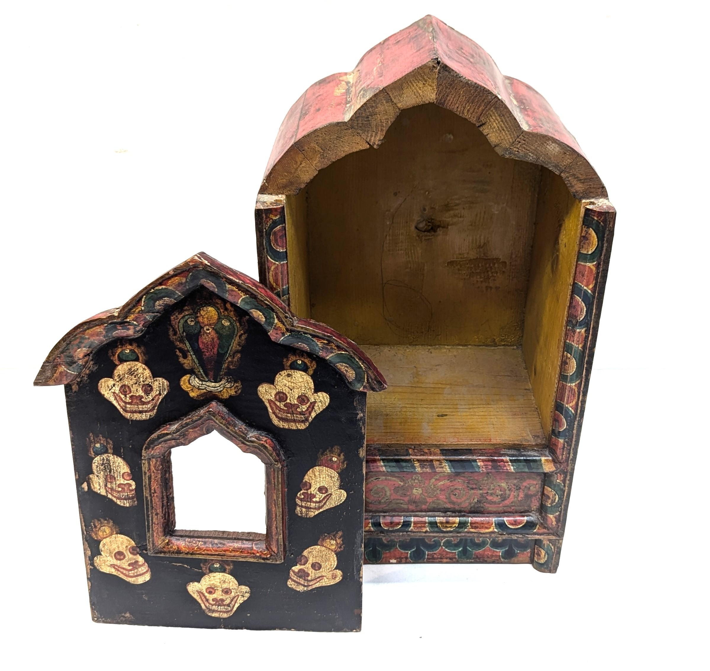 Antique Tibetan Buddha Box 4