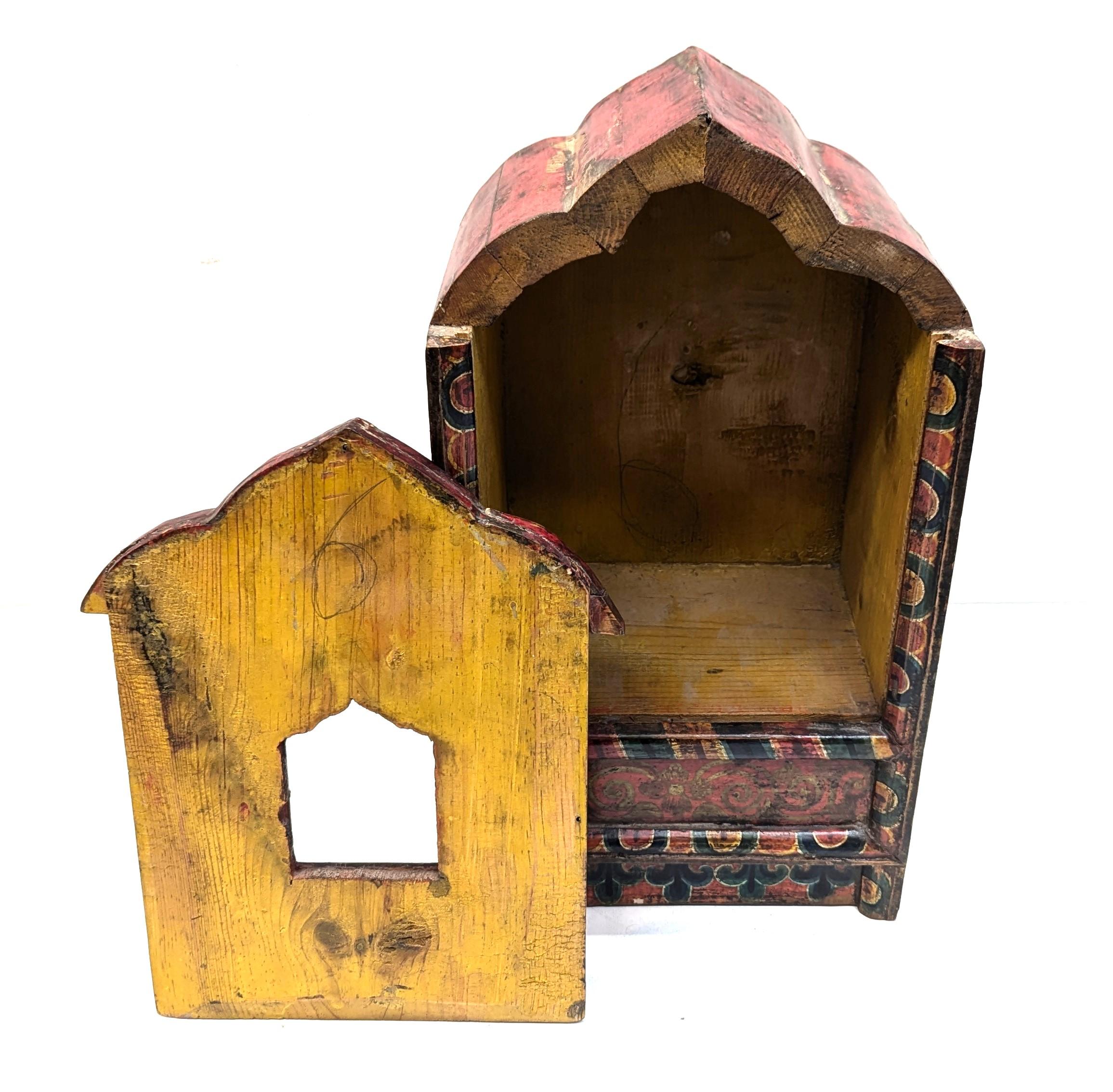 Antique Tibetan Buddha Box 5