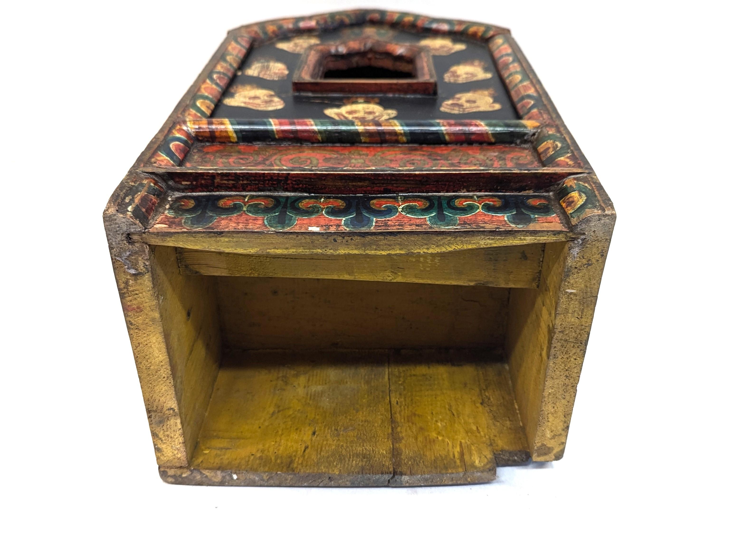 Antique Tibetan Buddha Box 6