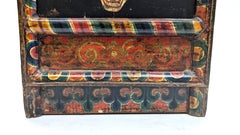 Antica scatola di Buddha tibetana