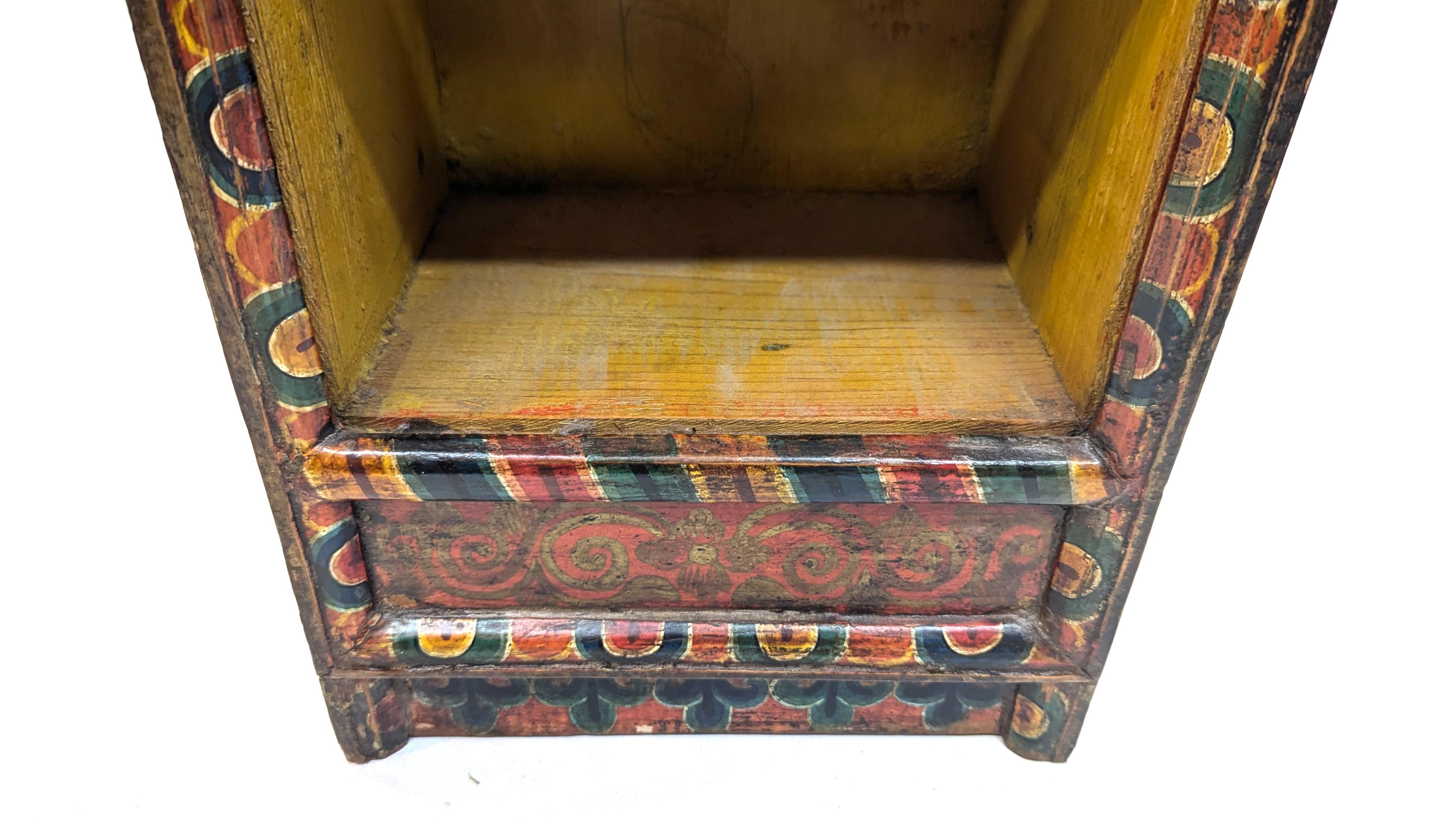 Antique Tibetan Buddha Box 2