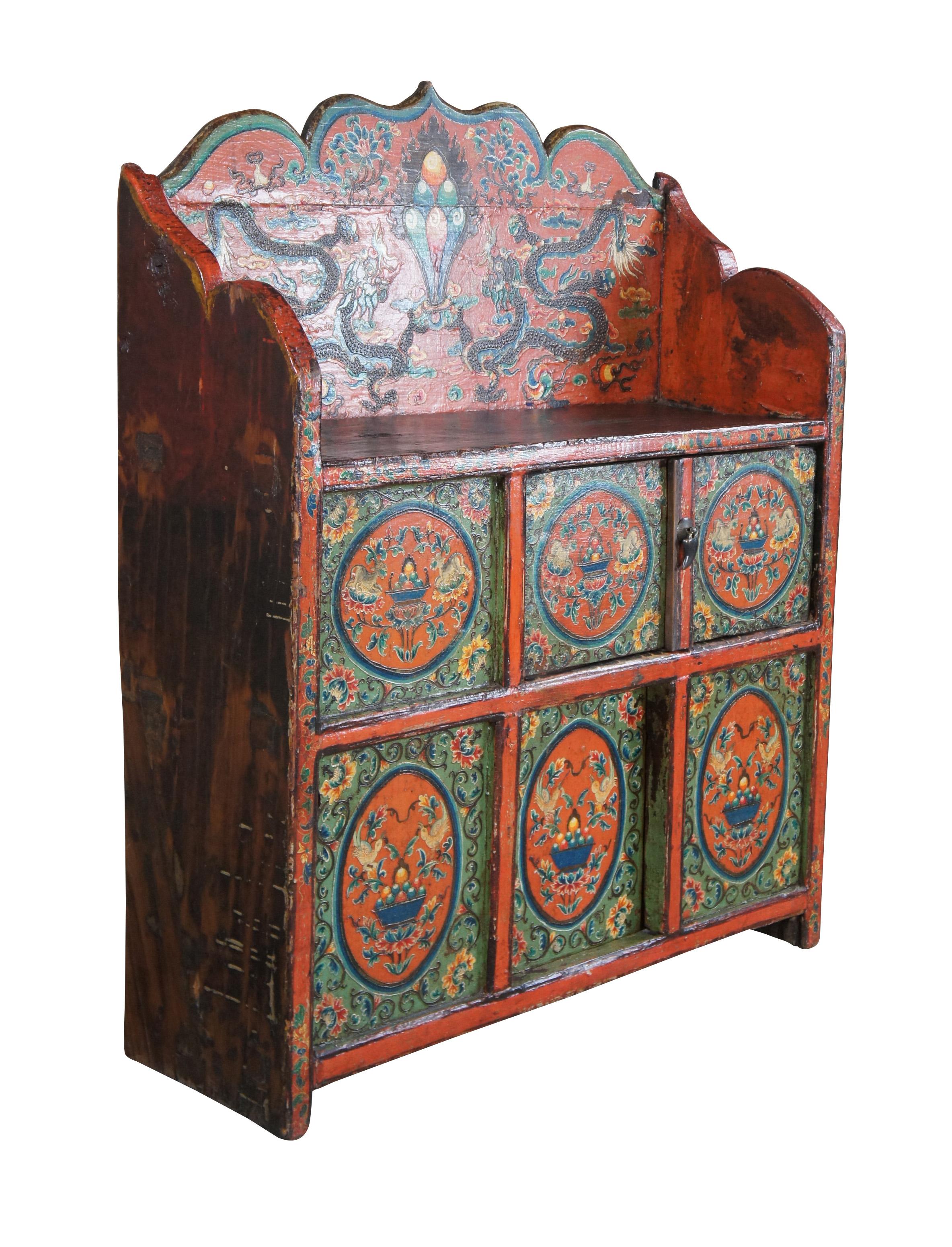 tibetan altar cabinet