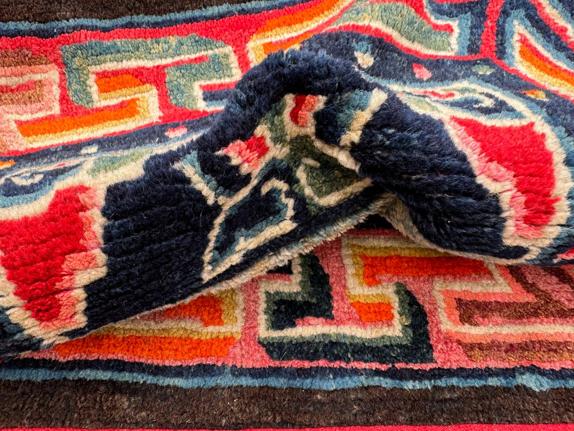 Antique Tibetan Horse Saddle Cover 1.00m x 0.60m 9