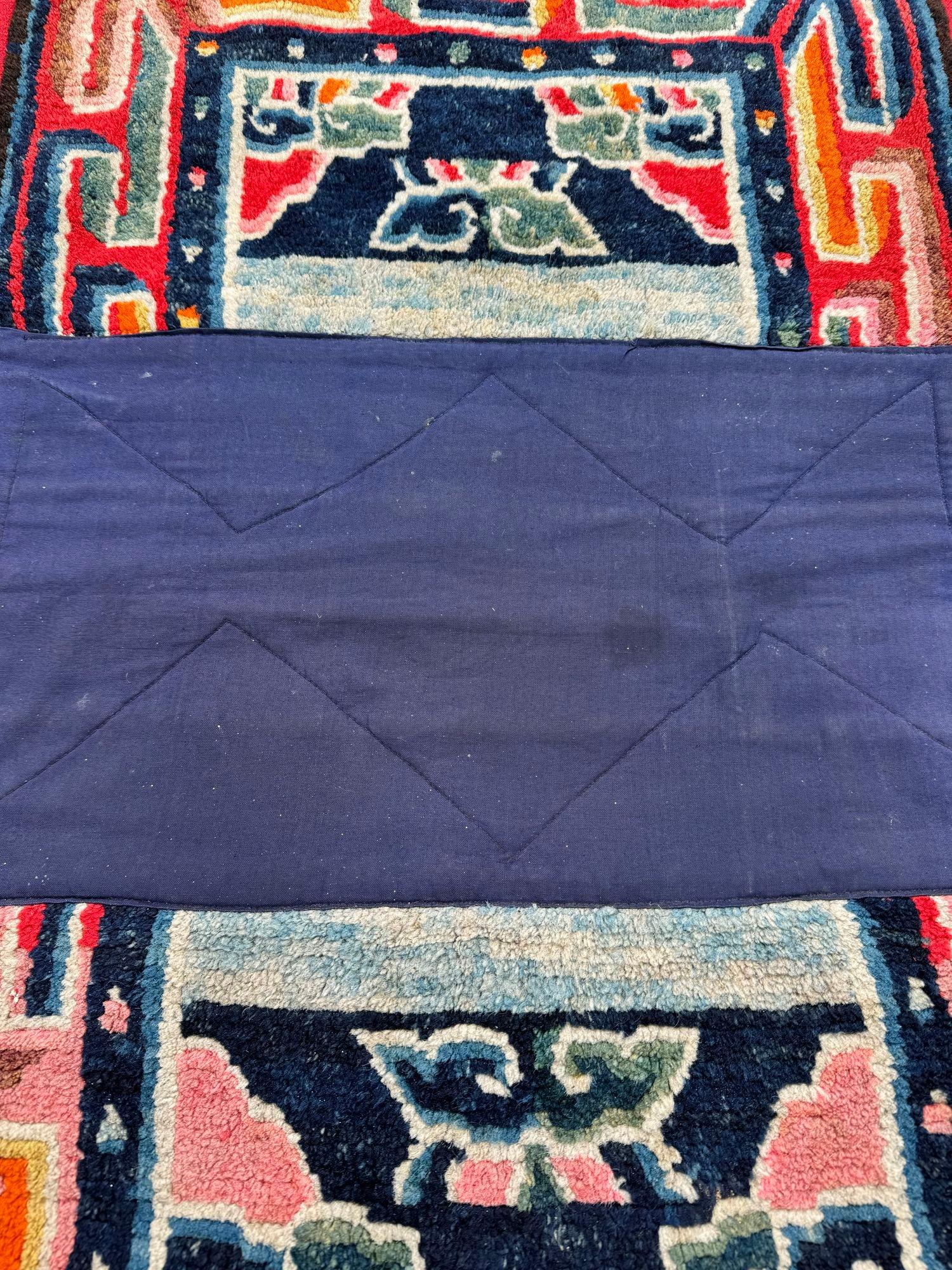 Antique Tibetan Horse Saddle Cover 1.00m x 0.60m 2