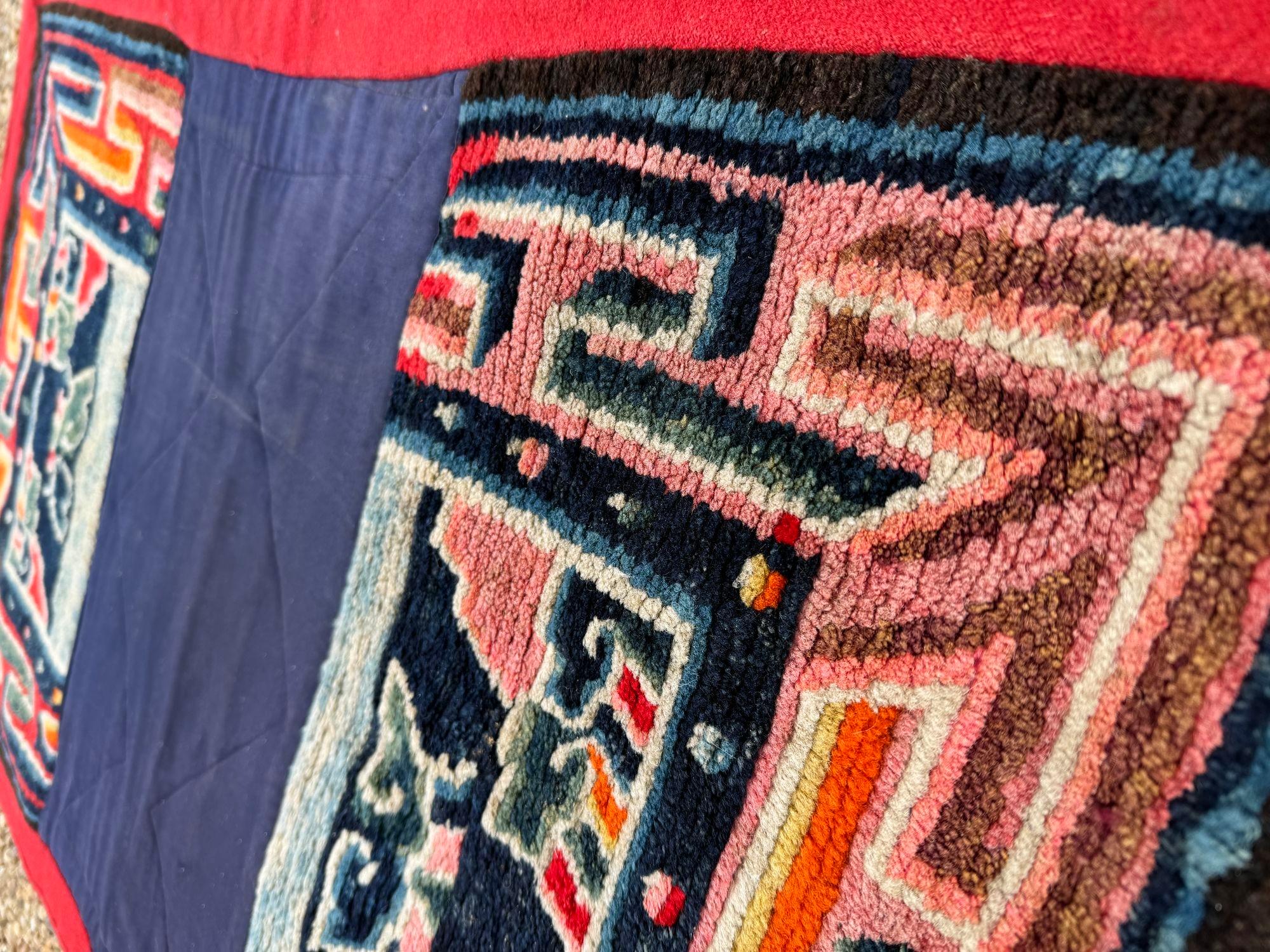 Antique Tibetan Horse Saddle Cover 1.00m x 0.60m 3