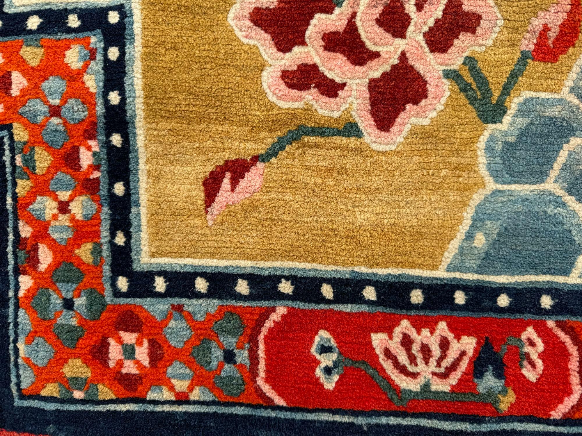 Antique Tibetan Horse Saddle Cover 1.24m x 0.67m 1