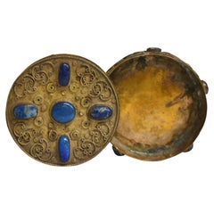 Antike tibetische Lapis-Filigrandose