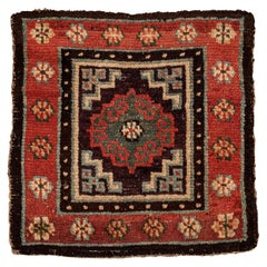 Antique Tibetan Meditation Rug