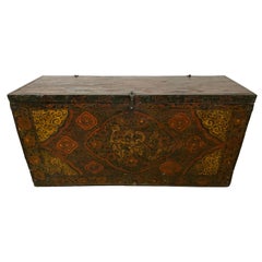 Antique Tibetan Painted Chest