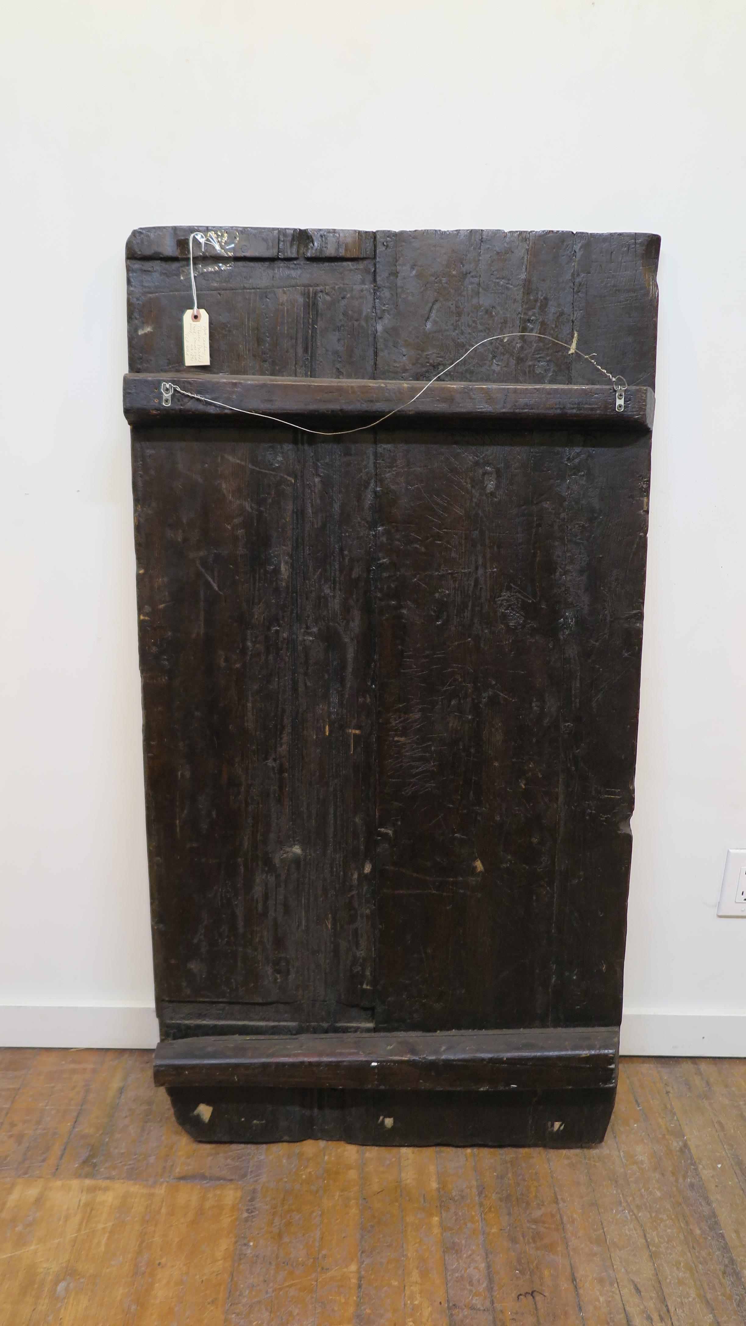 Antique Tibetan Painted Door For Sale 4