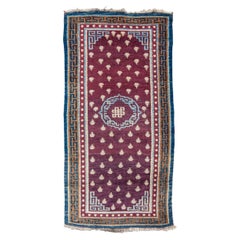 Tapis tibétain ancien, milieu du 19e siècle