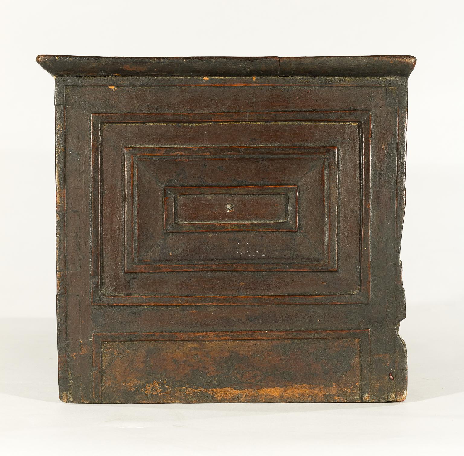 Antique Tibetan Tea Table or Storage Box For Sale 2