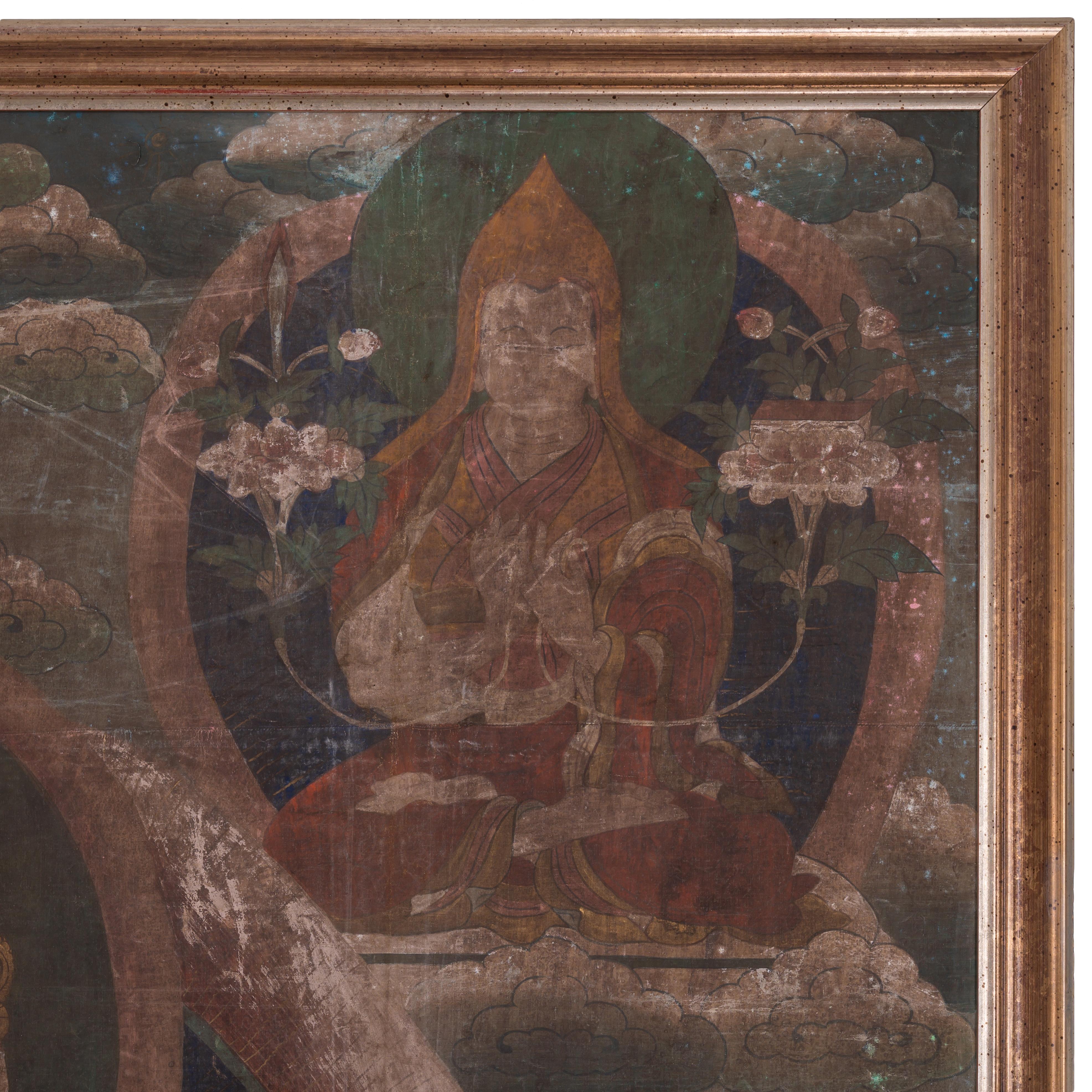 19th Century Antique Tibetan Thangka For Sale