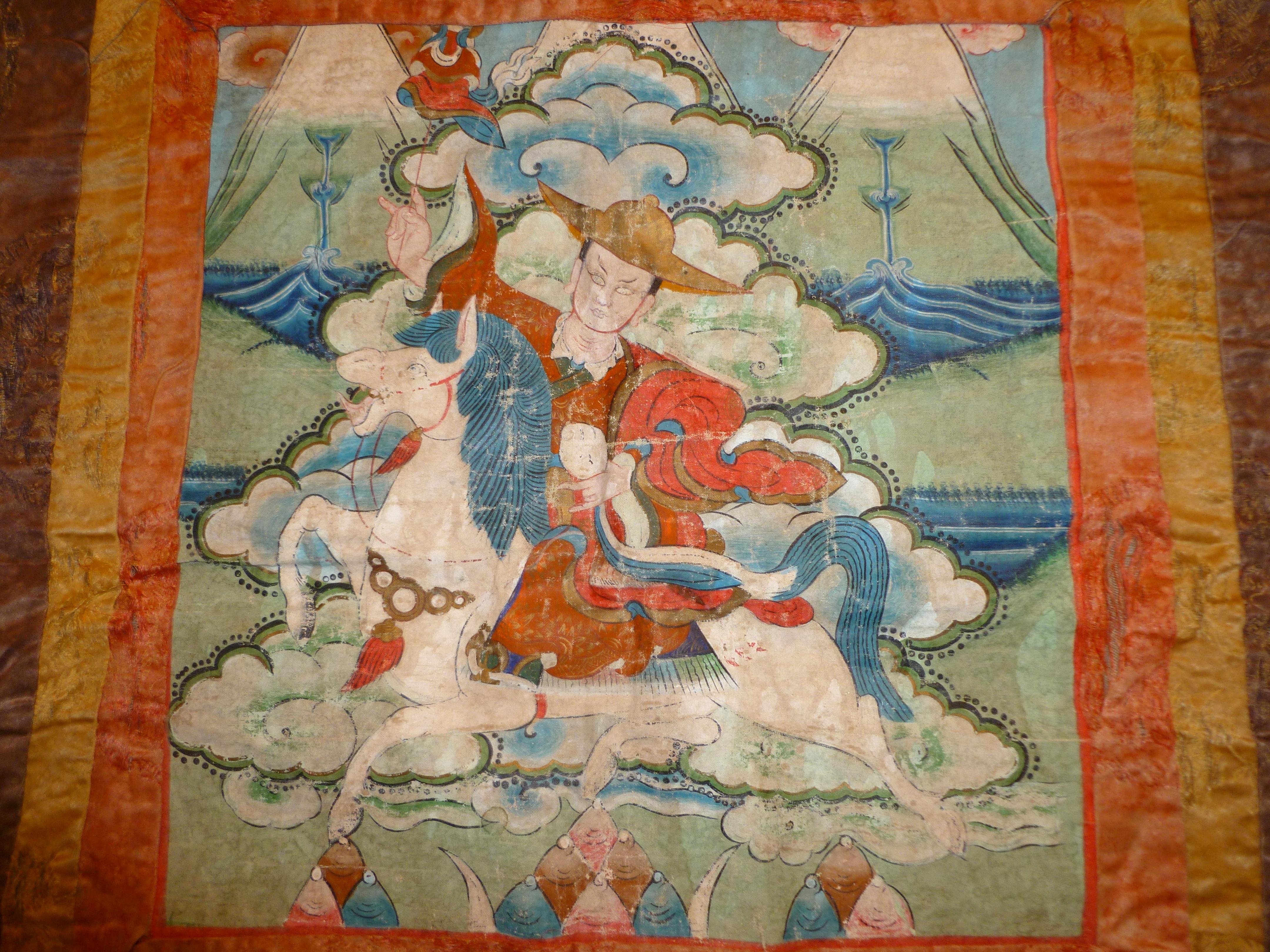 Antique Tibetan Thangka For Sale 2