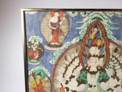Antique Tibetan Thangka of a Deity