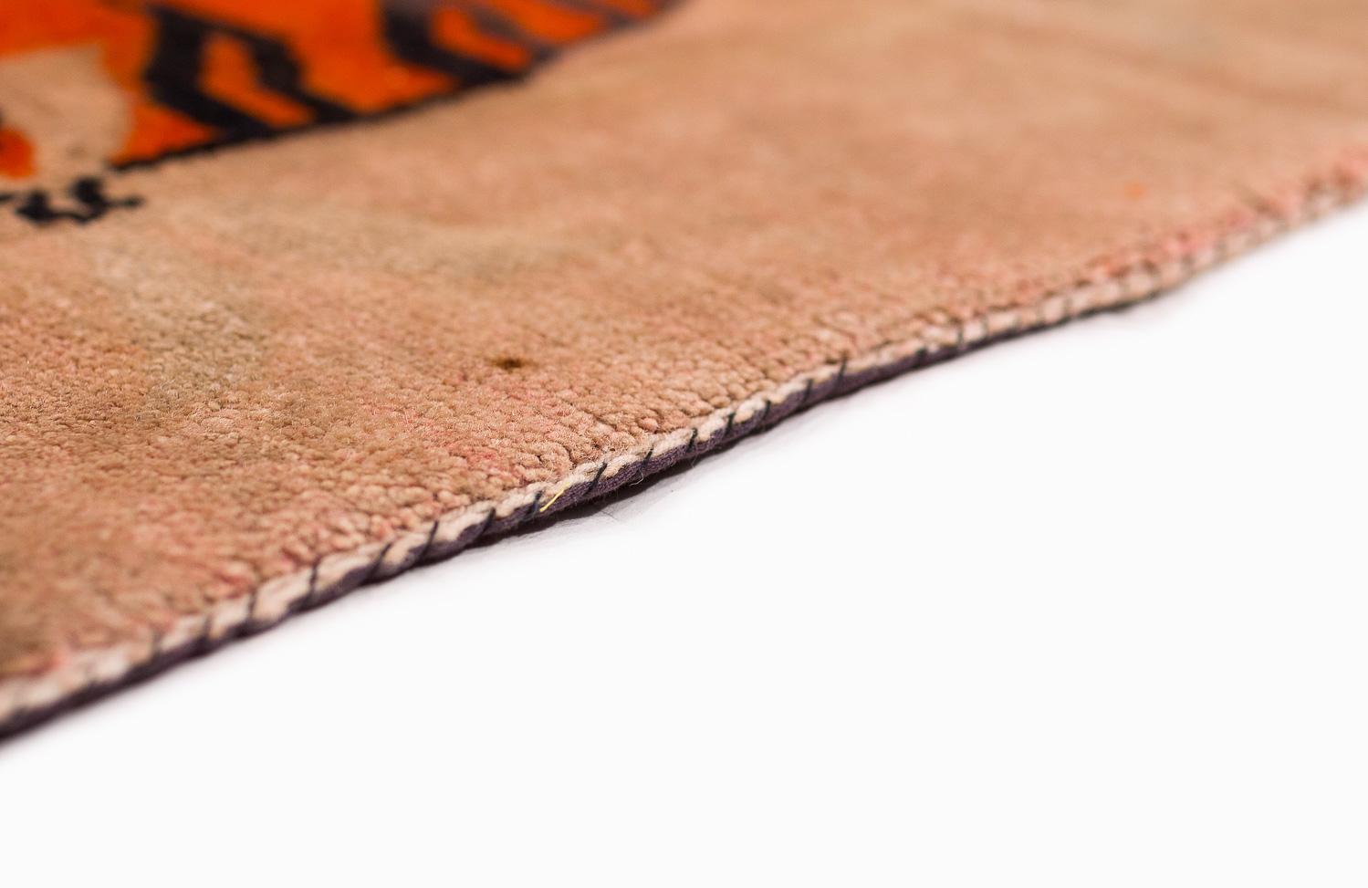 Tapis tibétain ancien à deux tigres, petit tapis d'accessoires, tapis en laine Khaden en vente 3
