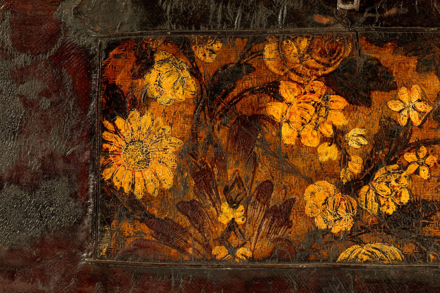 Antique Tibetan Wood Chest 4