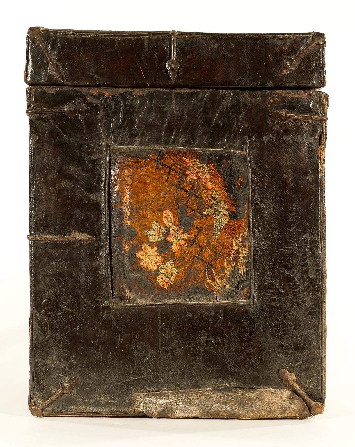 Hand-Crafted Antique Tibetan Wood Chest