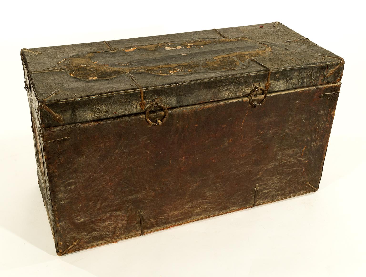 19th Century Antique Tibetan Wood Chest