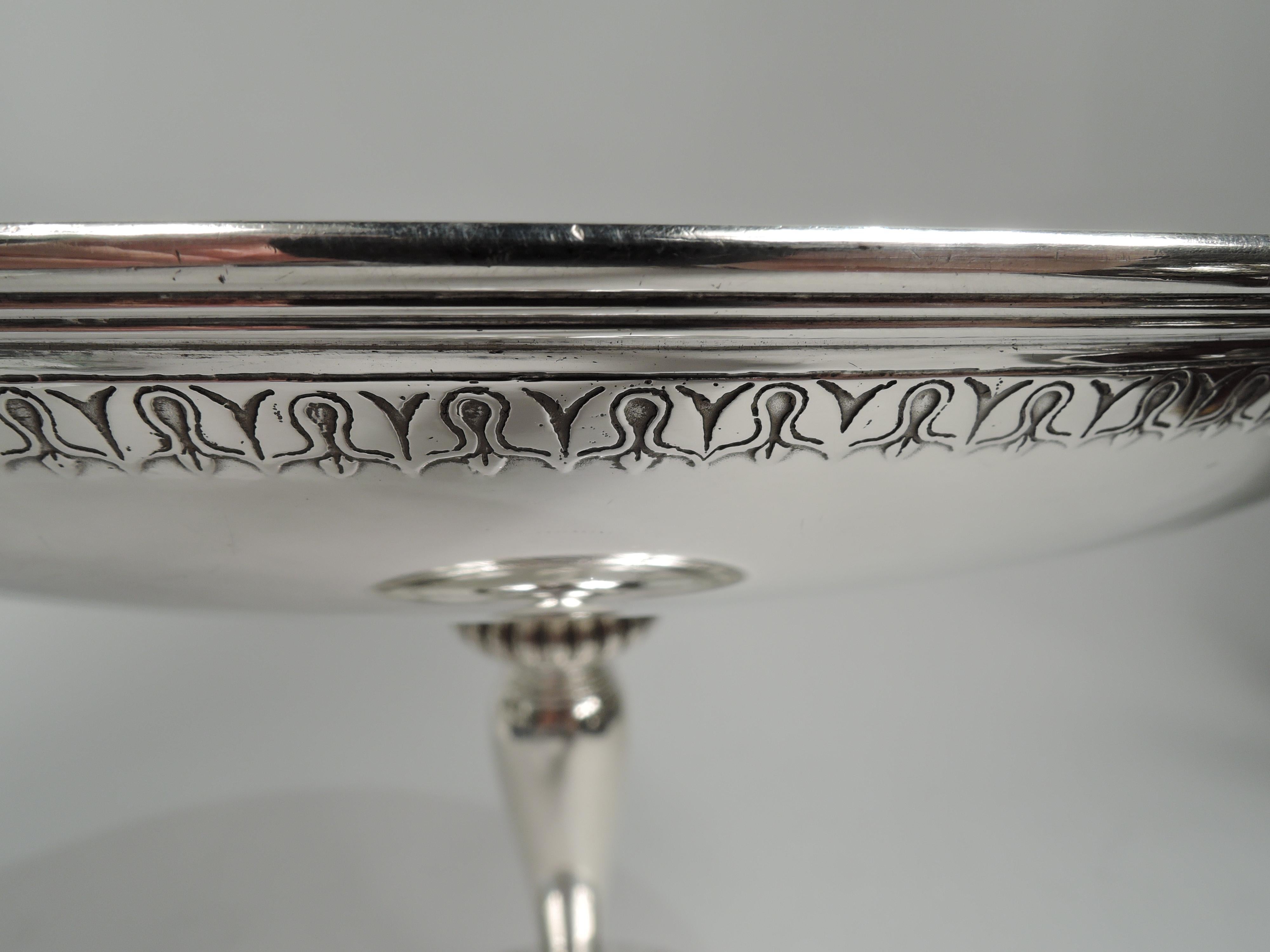 Aesthetic Movement Antique Tiffany Aesthetic Sterling Silver Centerpiece Compote