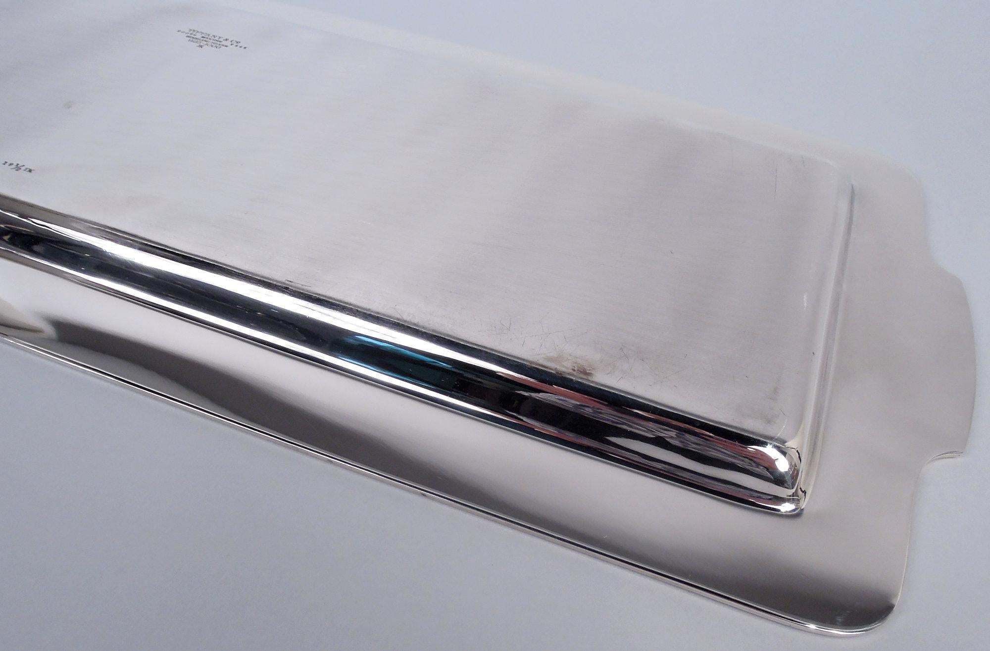 Antike Tiffany American Art Deco Sterling Silber Bar Tablett (Art déco) im Angebot