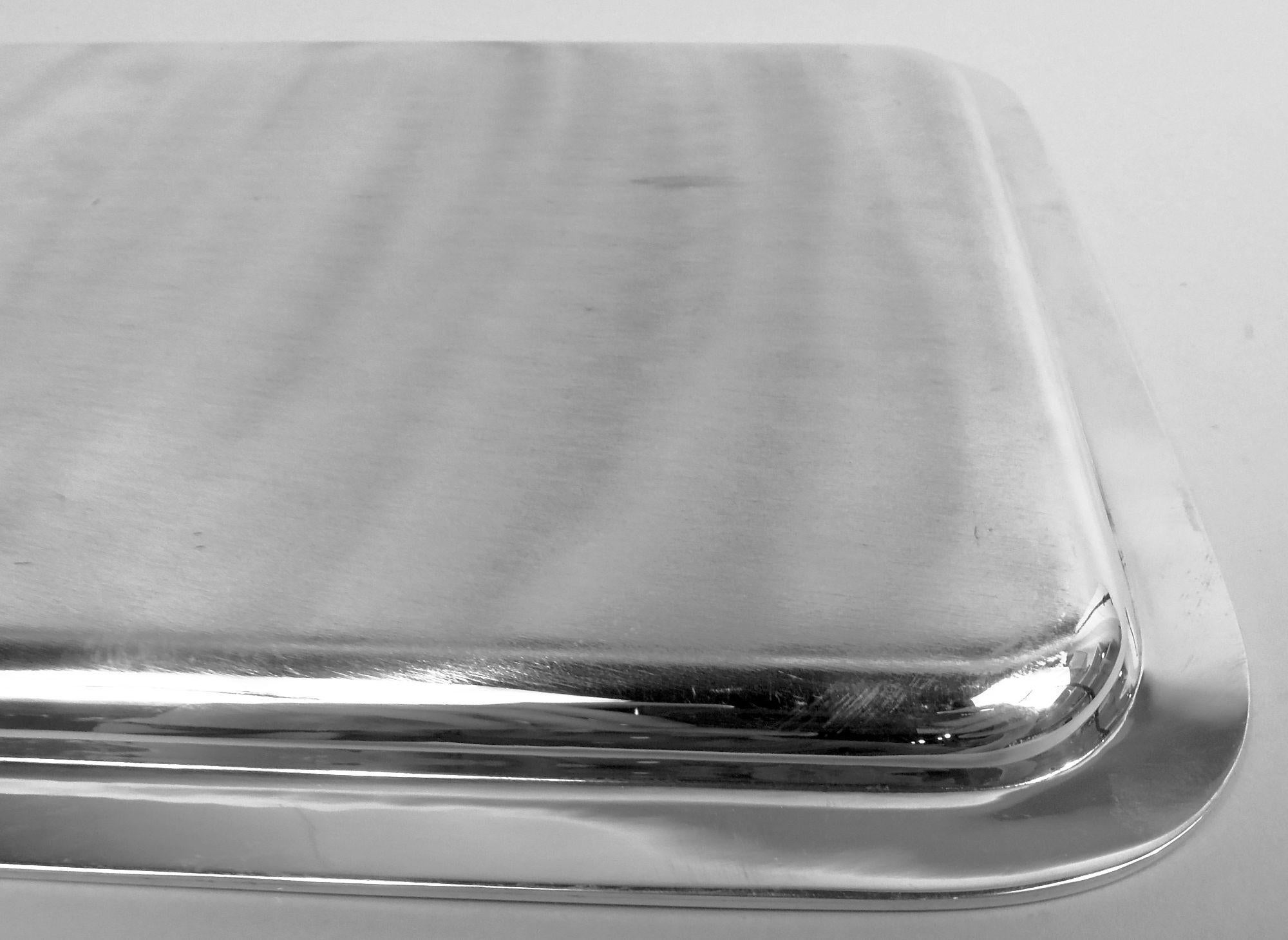 Bandeja antigua Tiffany American Art Decó de plata de ley para cuarto de niños Plata esterlina en venta